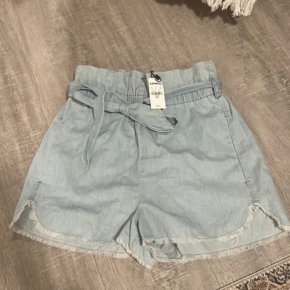 NWT Express High Waisted Shorts Size XXS